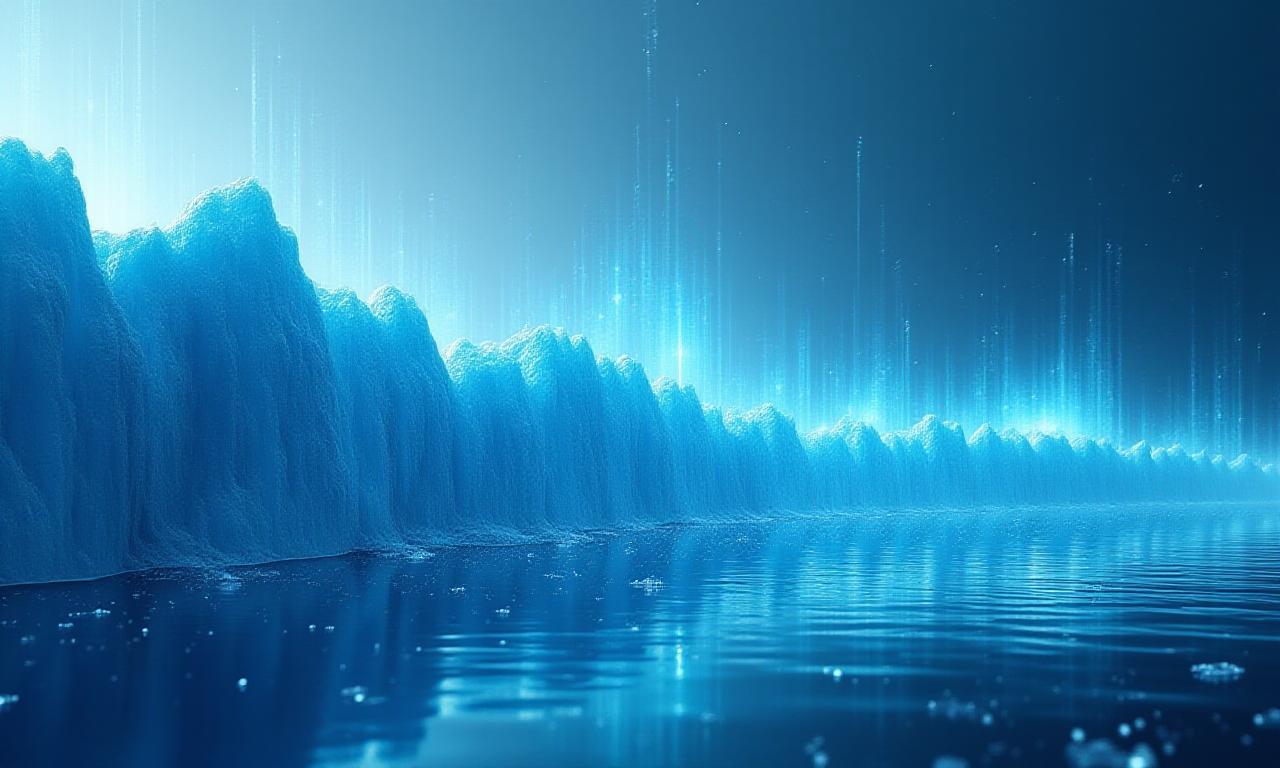 氷河のデータビジュアライゼーション